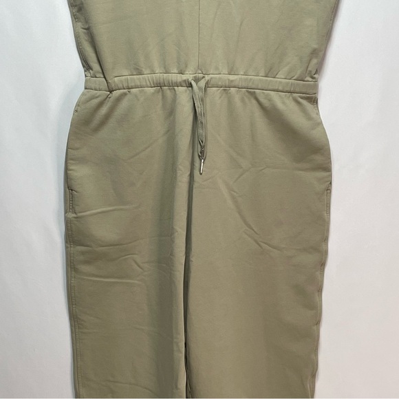 M.M. Lafleur The Janet Jumpsuit Light French Terry Laurel Green Women's Size S - Picture 4 of 9